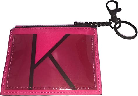 Kendall and Kylie Pink Keychain Wallet .